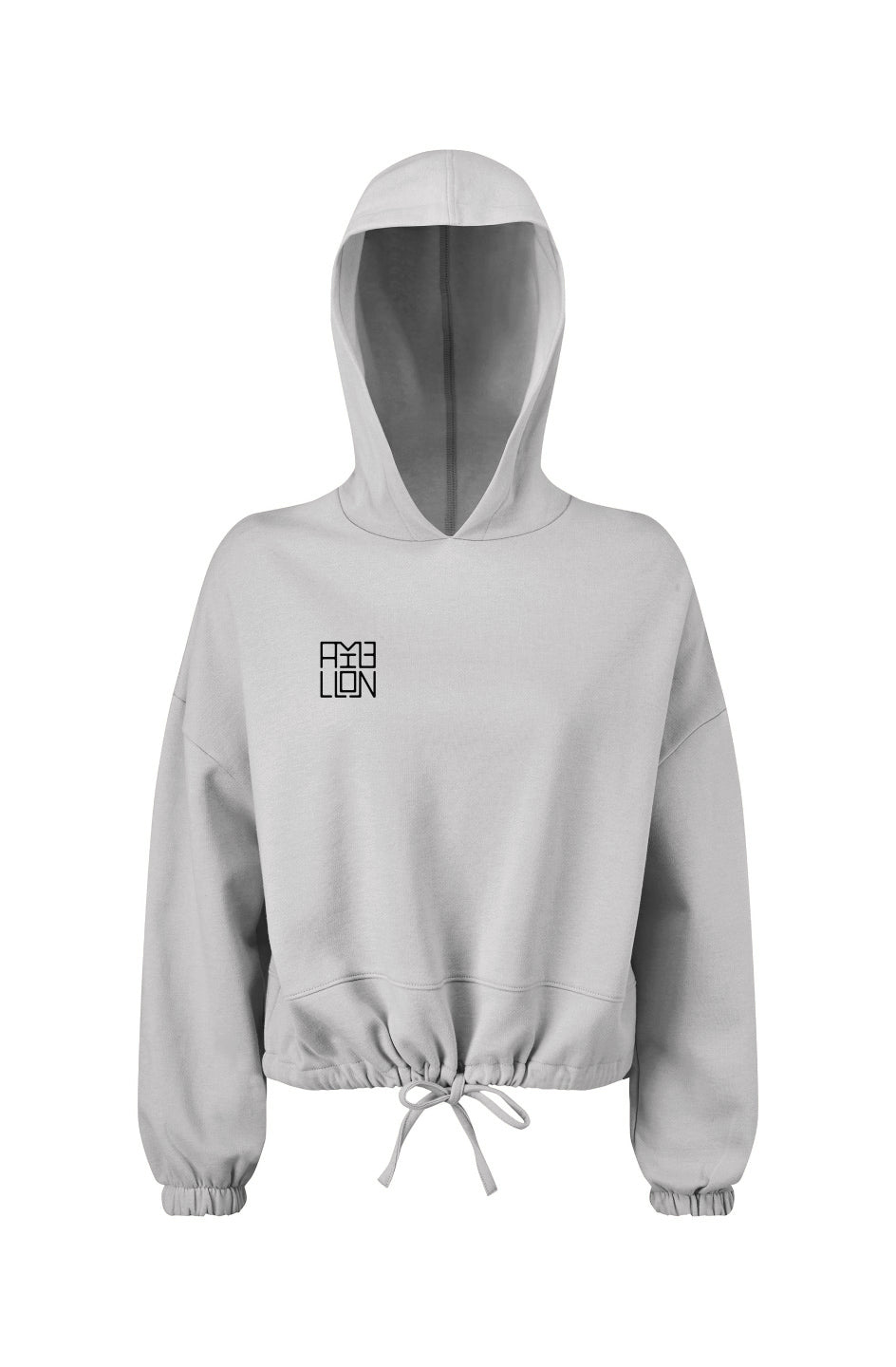 Callie Cropped Oversize Hooded Sweatshirt