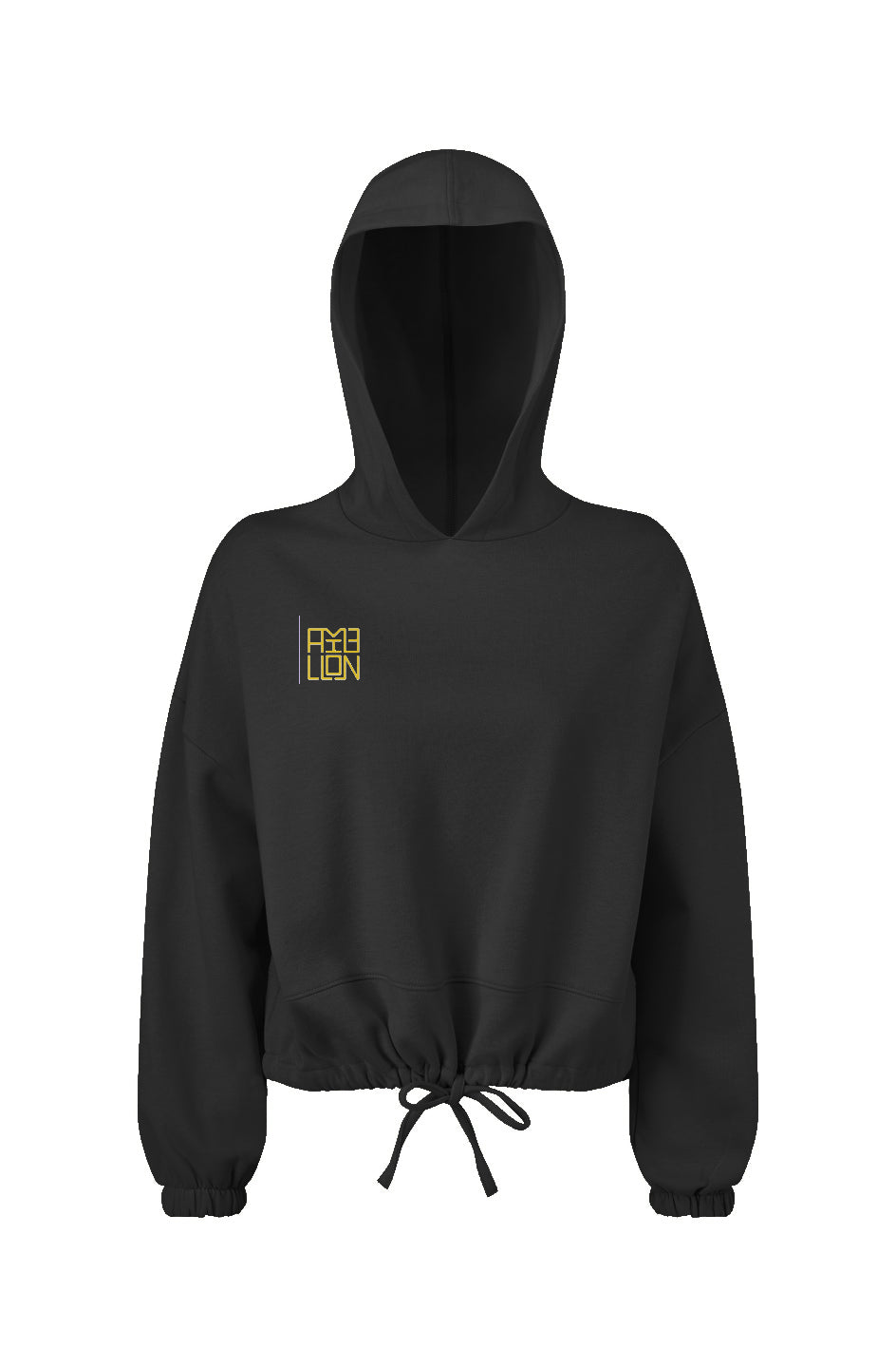 Callie Cropped Oversize Hooded Sweatshirt
